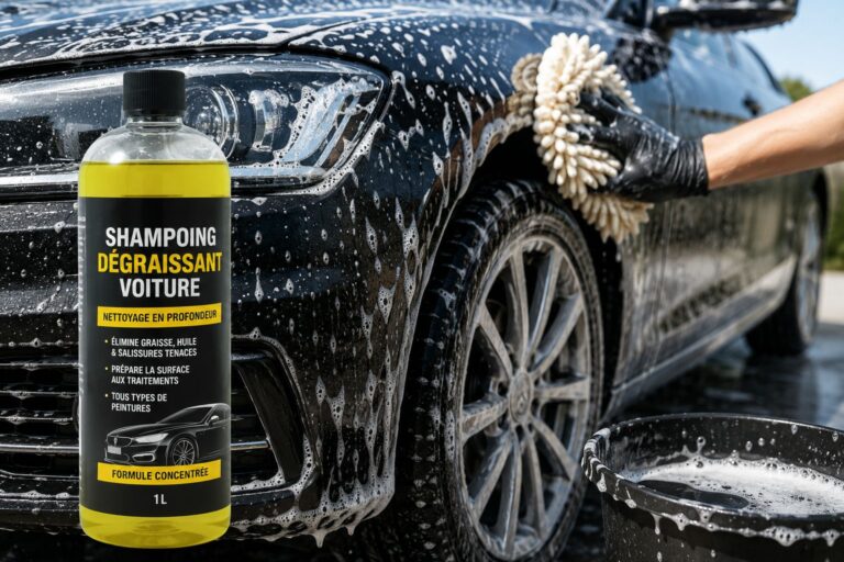 Shampoing dégraissant voiture