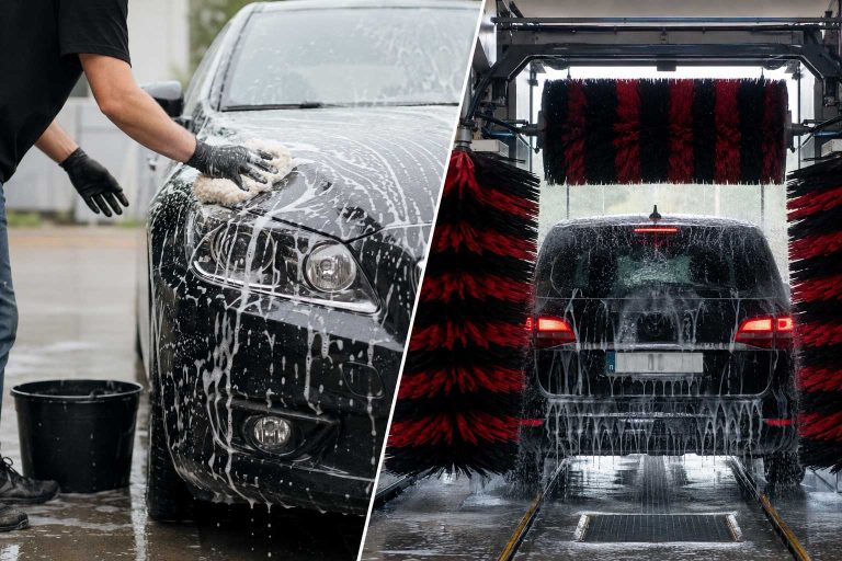 Comparatif : lavage à la main / station lavage